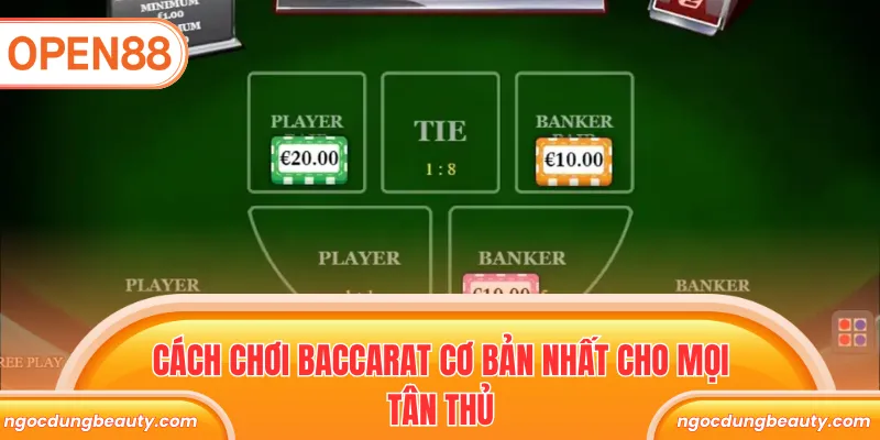 Cách chơi Baccarat cơ bản nhất cho mọi tân thủ
