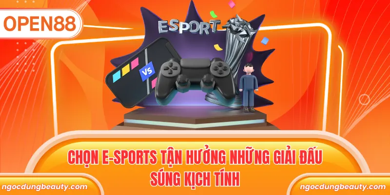 Chọn E-Sports tận hưởng những giải đấu súng kịch tính