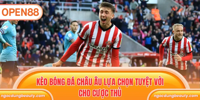 Kèo bóng đá châu Âu lựa chọn tuyệt vời cho cược thủ